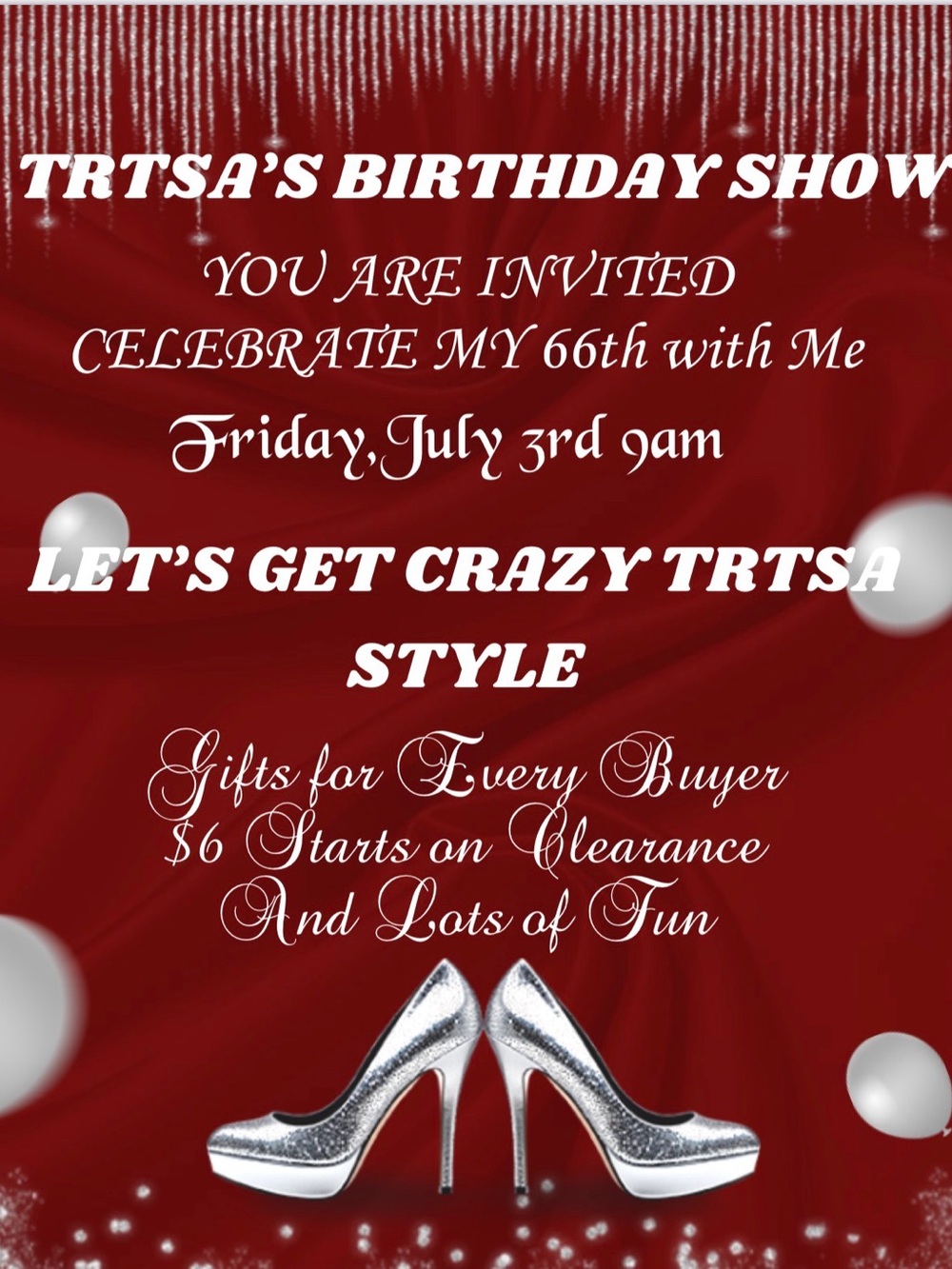 TRTSA’S 66th Birthday Show